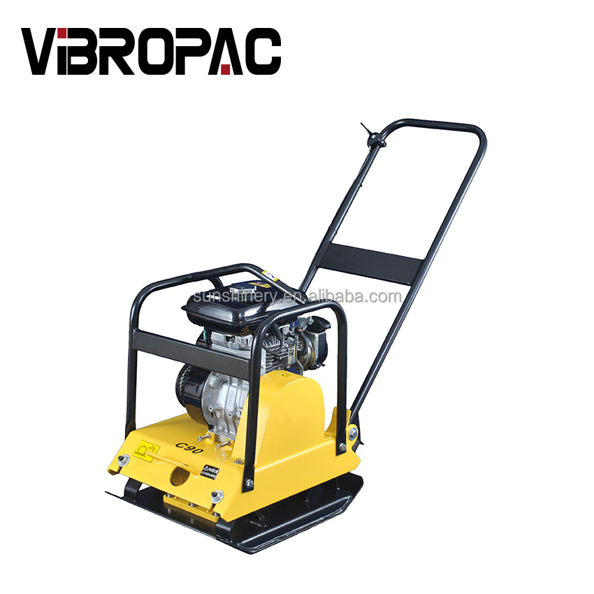 Excellent flat vibration plate compactor for easy operation to smooth the road