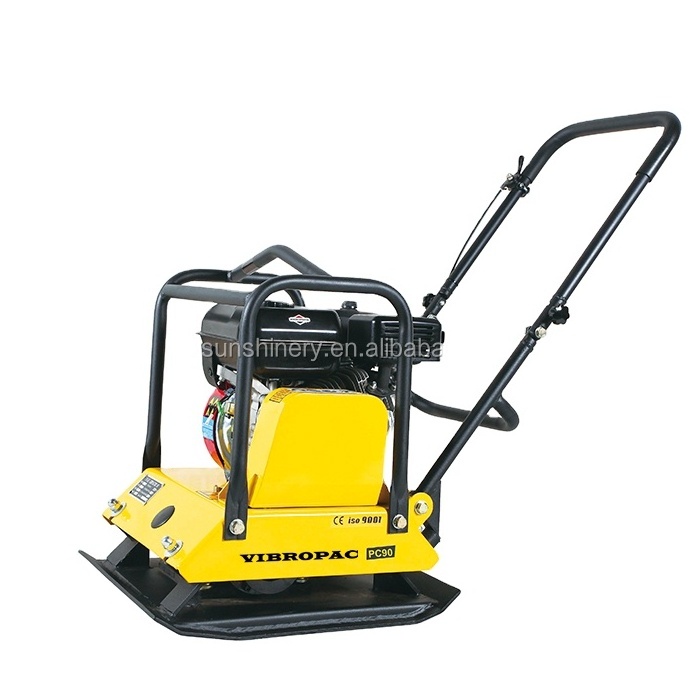 Excellent flat vibration plate compactor for easy operation to smooth the road