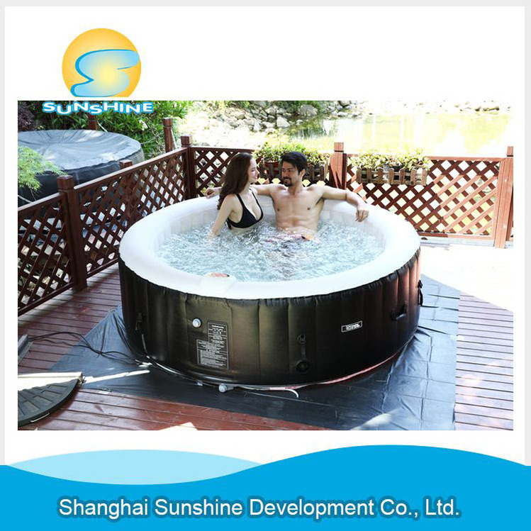 Popular portable outdoor hot tub inflatable spa whirlpool outdoor spa pool swim spa pool out  free standing bathtub