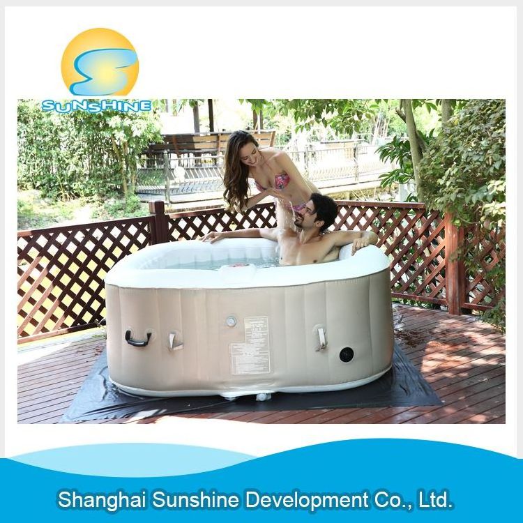 Popular portable outdoor hot tub inflatable spa whirlpool outdoor spa pool swim spa pool out  free standing bathtub