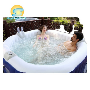 Sunshine Good quality Top Sell inflatable hot tub pools swimming container bathtub for adults