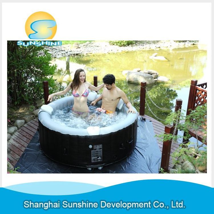 Factory Best-Selling fashion spa hot tub for 2 people inflatable hot tub  2  person   inflatable adult sauna hot tub  swim spa p