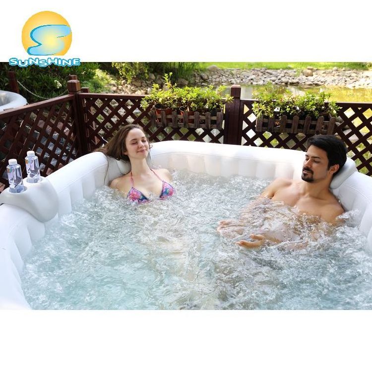 Sunshine Good quality Top Sell inflatable hot tub pools swimming container bathtub for adults