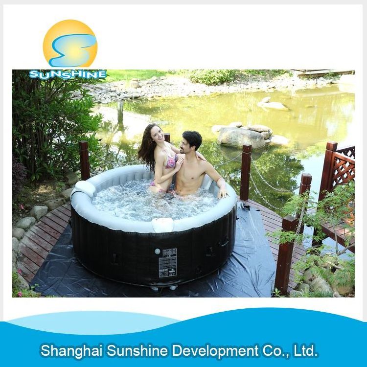 Factory Best-Selling fashion spa hot tub for 2 people inflatable hot tub  2  person   inflatable adult sauna hot tub  swim spa p