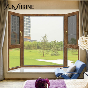 110 Series Bay Window for Sale Aluminum French Casement Window