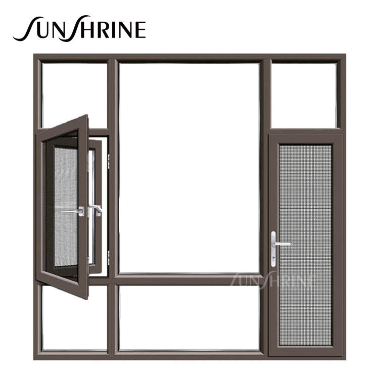 110 Series Bay Window for Sale Aluminum French Casement Window