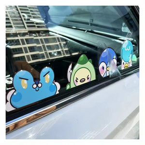 Uv Resistant Waterproof Funny Decal Car Decoration Decals Custom Anime Peeker Car Window Windshield Decoration Decals