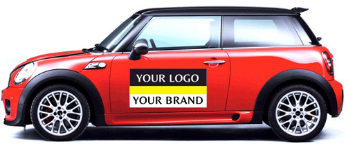 custom advertising car door magnetic sticker decals