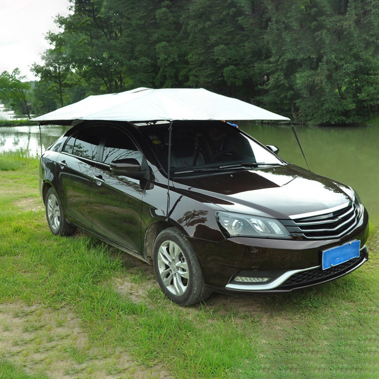 car roof shade cover automatic car umbrellas tent with remote control