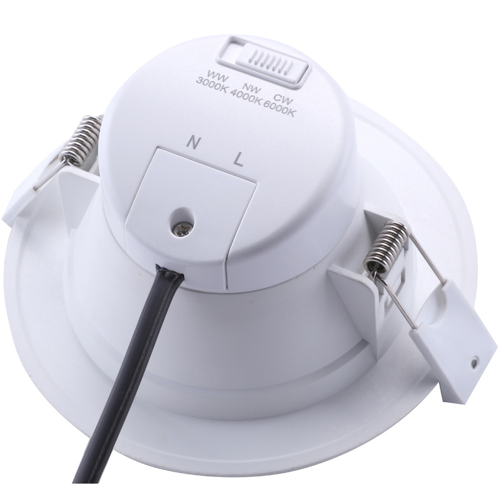 Sunsing led lighting factory hot selling australia ip44 cct change downlight led embedded ceiling lighting with 2 pin sockets