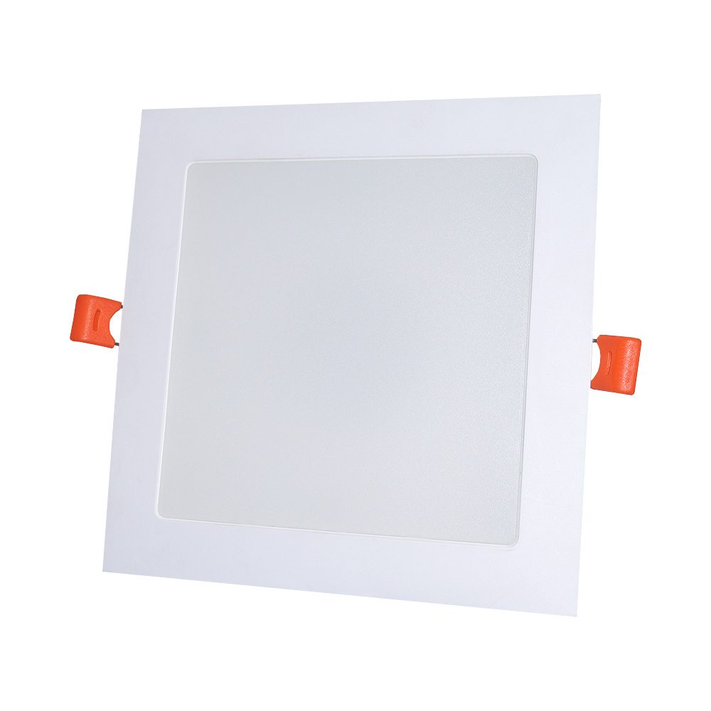 White Recessed Rectangular LED Single Double Triple Heads Square Ceiling light Downlight Gimbal Spot Light 180-260V 12W 18W