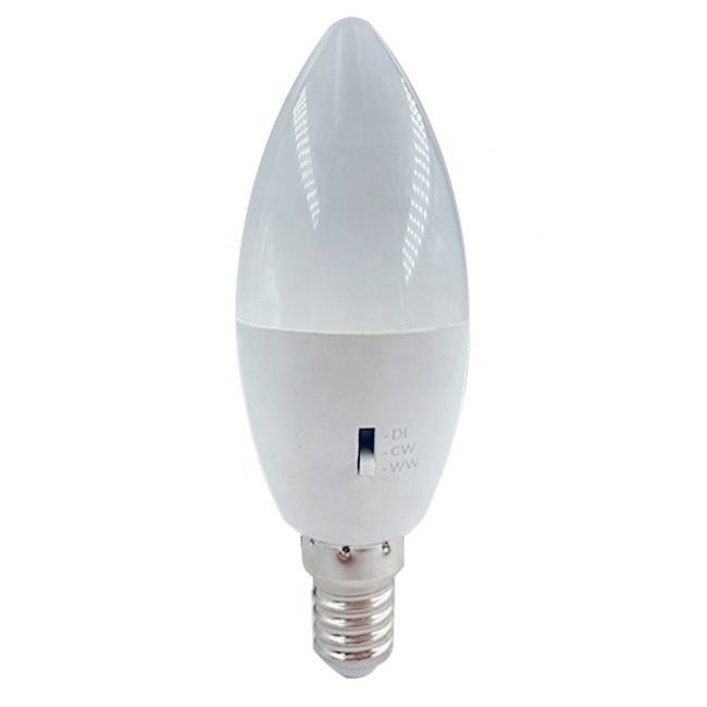 Sunsing Cost-effective 5w led candle light E14 screw dimmable led chandelier bulbs 110V-130V/220-240V