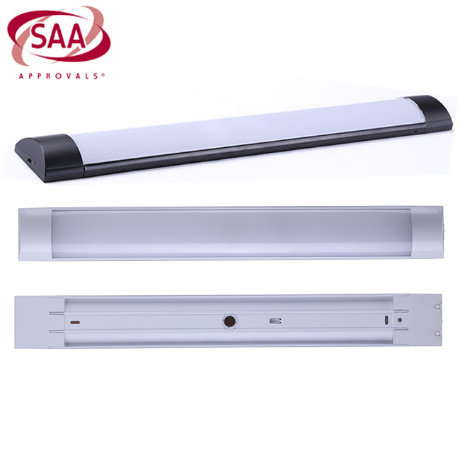 Sunsing SAA Australia Standard Central Hole Wire Aluminium Plastic Tri-Color 18W 36W Ceiling Led Batten Lights