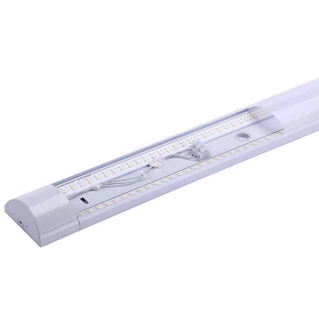 Sunsing SAA Australia Standard Central Hole Wire Aluminium Plastic Tri-Color 18W 36W Ceiling Led Batten Lights