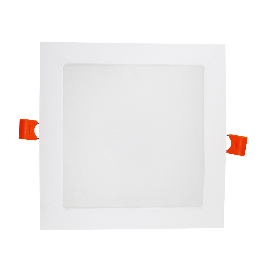 White Recessed Rectangular LED Single Double Triple Heads Square Ceiling light Downlight Gimbal Spot Light 180-260V 12W 18W