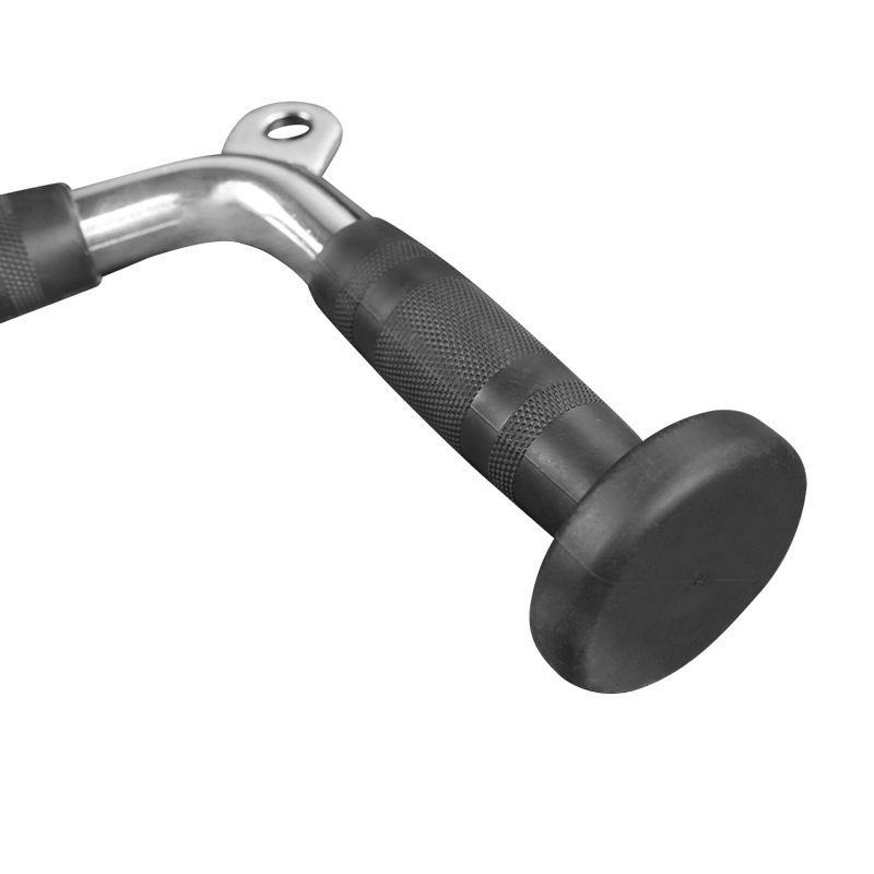 Non slip V Shaped Cable Machine Pull Down Handle Home Gym Cable Attachment Handle Strength Training Bar