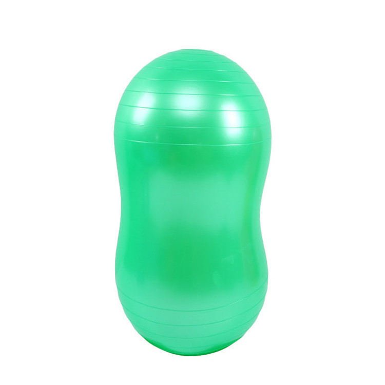 PVC Anti Burst Smooth Peanut Massage Ball for Indoor Exercise