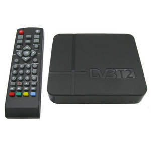 Mini Terrestrial Receiver HD DVB-T2 Set TV Top Box Support USB  MPEG4 H.264 TV receiver (EU Plug)