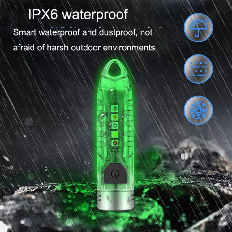 Mini Flashlight V1 Keychain Lantern Light Multifunctional Outdoor Home Emergency Flashlight