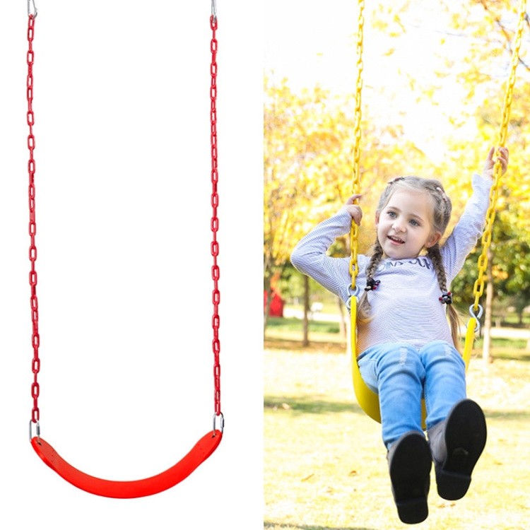 Drop Shipping Indoor And Outdoor Children Fitness EVA Soft Board Swing With Chain Children Patio Swings