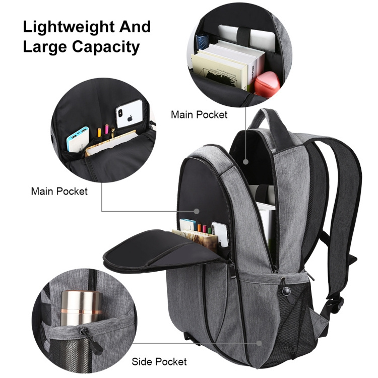 2022 Drop Shipping HAWEEL 14W Foldable Removable Solar Power Outdoor Dual Shoulders Laptop Backpack