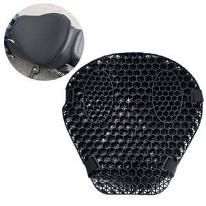 Good Quality Seat Covers Shock-Absorbing Breathable Honeycomb Motorcycle Seat Cushion, Specification: PE Bag+Mesh Cover