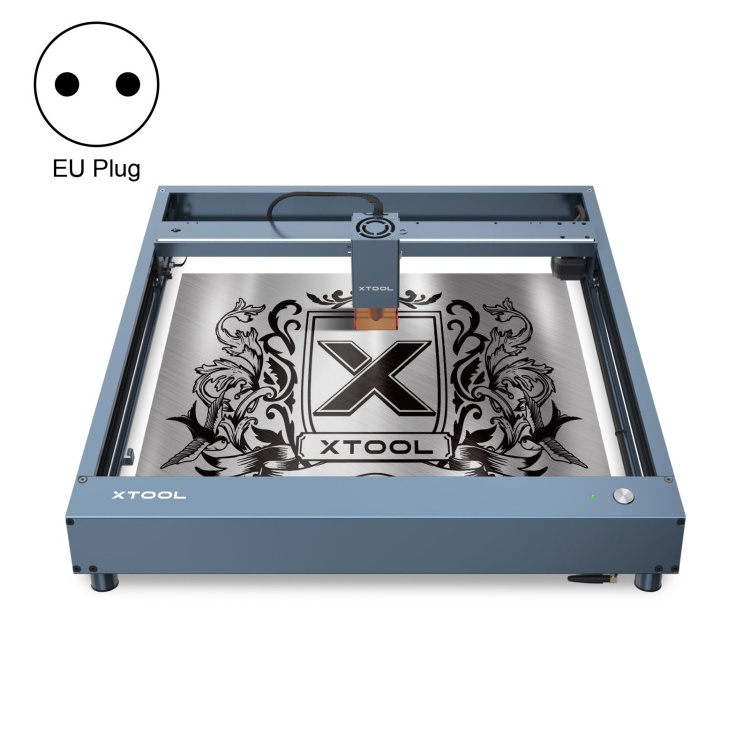 New Arrival XTOOL D1 Pro-10W High Accuracy DIY Laser Engraving & Cutting Machine Plug Type:EU Plug(Metal Gray)