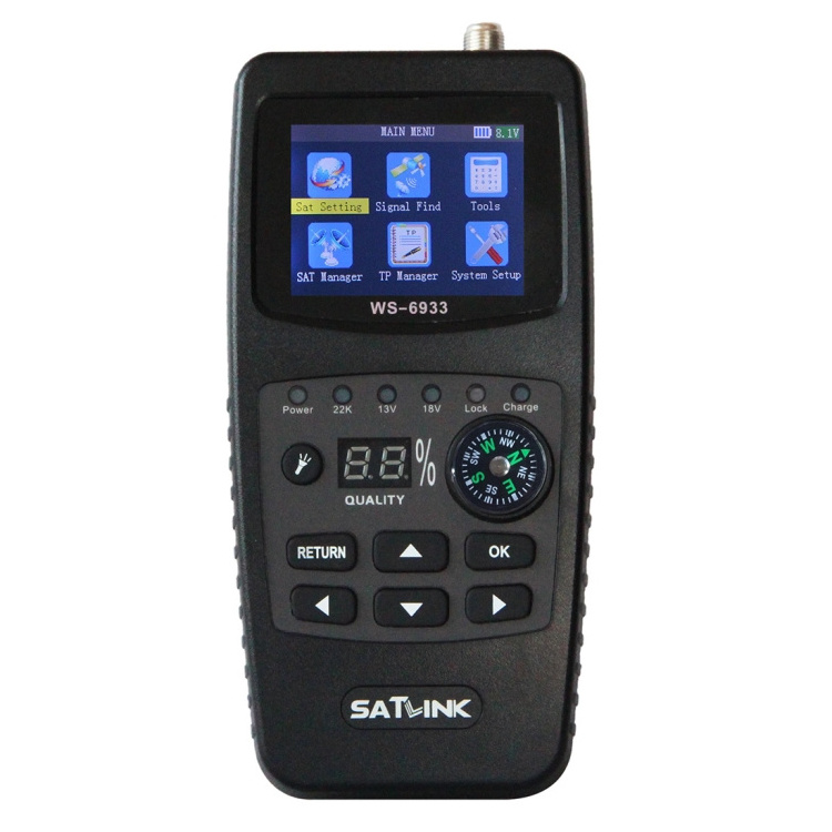 Wholesale WS6933 Portable Digital Satellite Finder Meter 2.1 inch LCD Colour Screen Satellite TV Receivers