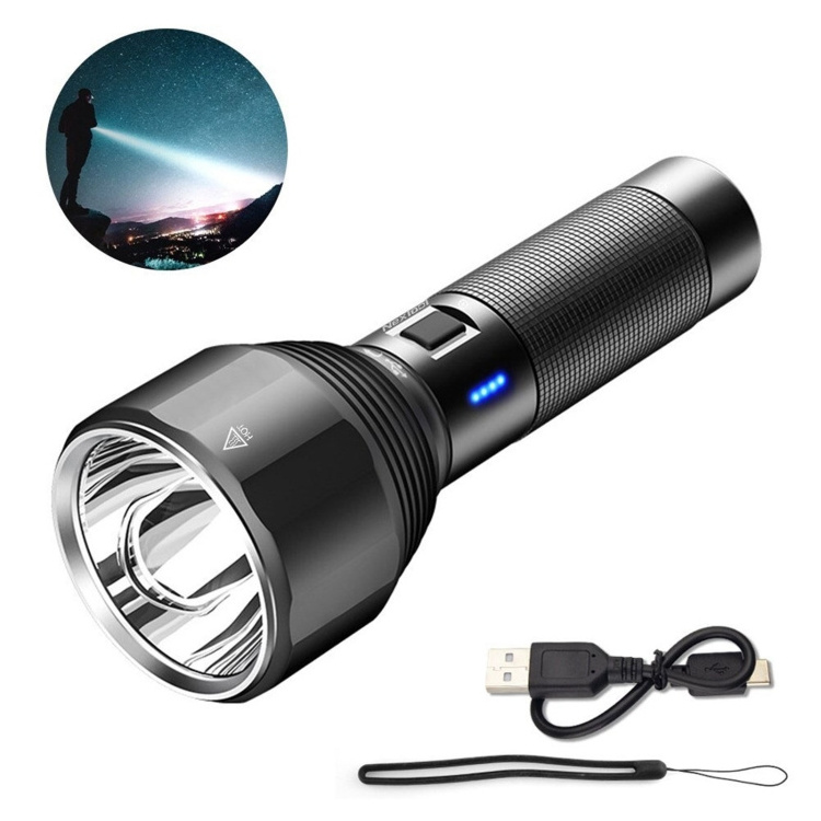 Nextool Type-c Rechargeable 26650 5000mAh 140h Using Time IPX7 Waterproof 380m Long Range Light LED Flashlight