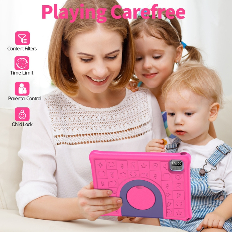 Pritom B10K Kids Tablet PC 10.1 inch 3GB+64GB Android 12 Quad Core 2.4G WiFi Global Version with Google Play Baby Tab