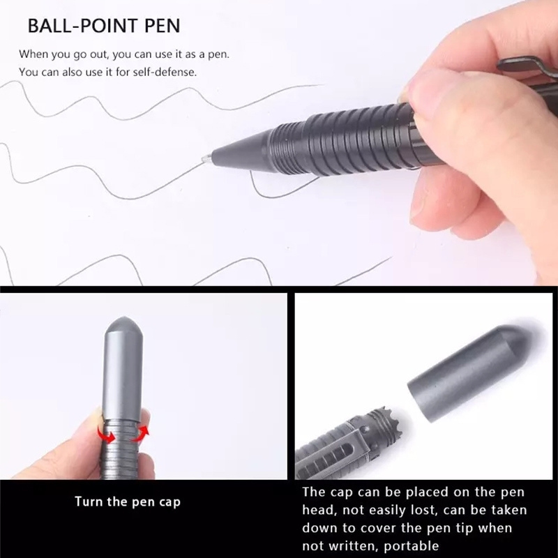 Good Quality Portable Multi-function  Pen Self Defense Supplies Weapons Protection Tool