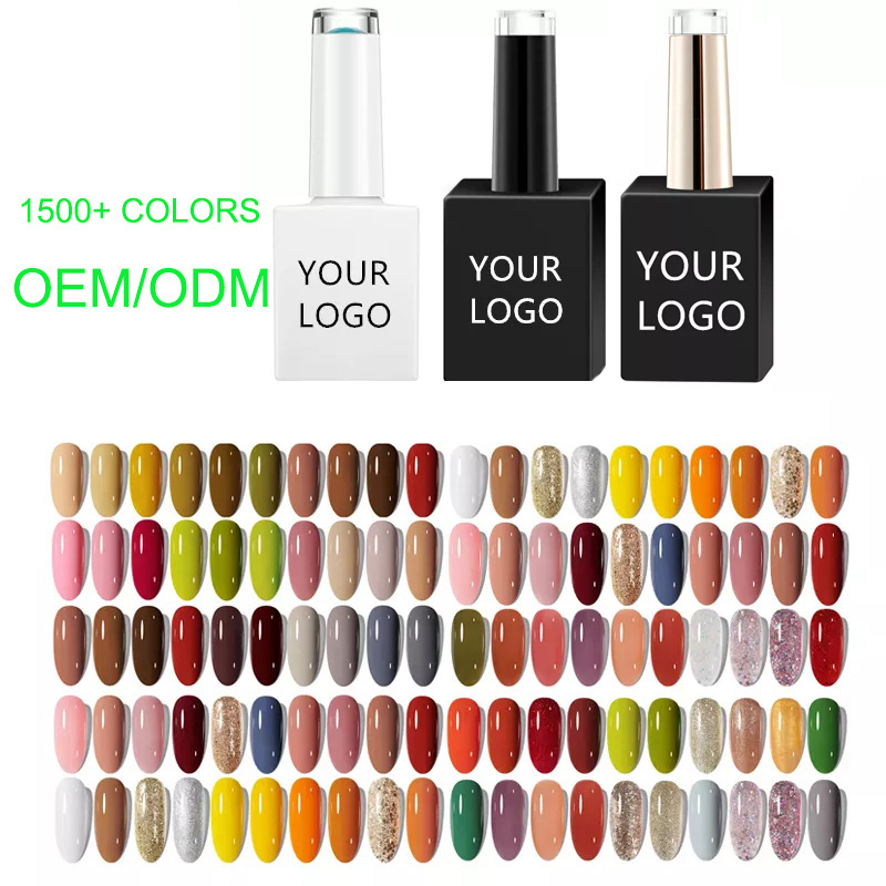 Professional nail vendor supply Latest design uv led gel nail polish OEM private label free design