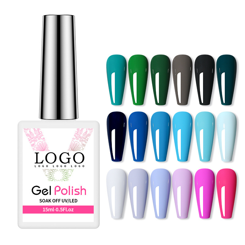 Private Label Luxury 60 Colors Soak Off  UV Nail Gel Polish Set OEM VIP Pro Kit Vernis Permanent Gel Polish Collection