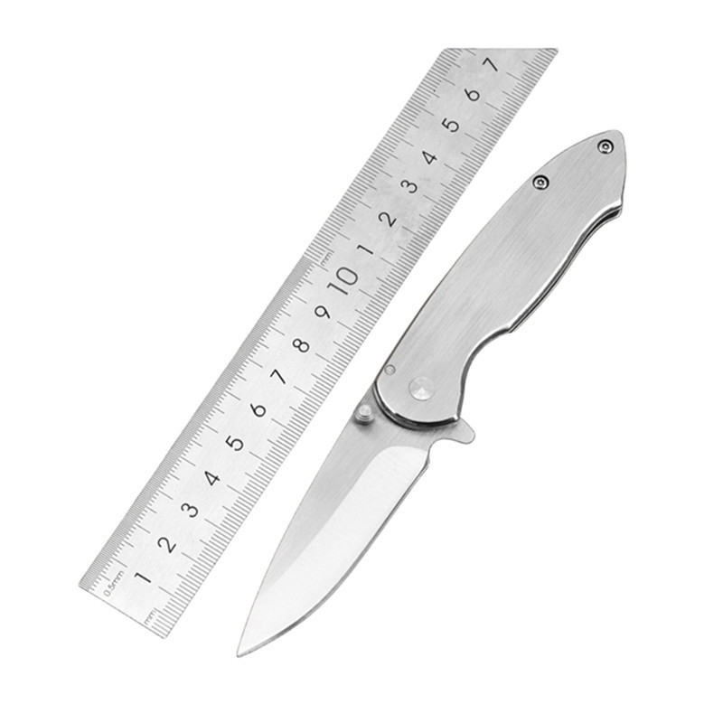 Pocket  Folding Knives with Clip and Stainless steel Handle for Camping and Hiking