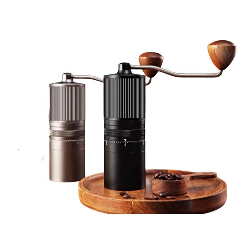 Manual Hand Crank Coffee Bean Grinder with 5  Point Burr