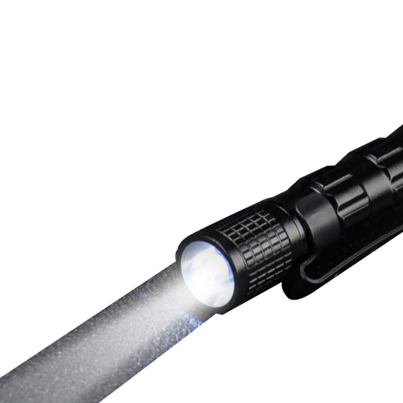 LED Pocket Tactical  Pen Light- 2 Small Compact Flashlights with Clip for Tight Spaces