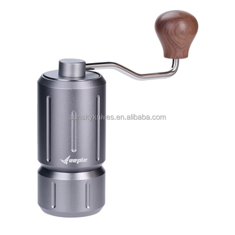 Hand Coffee Grinder Mill Small for Drip Coffee, Espresso, French Press, Turkish Brew