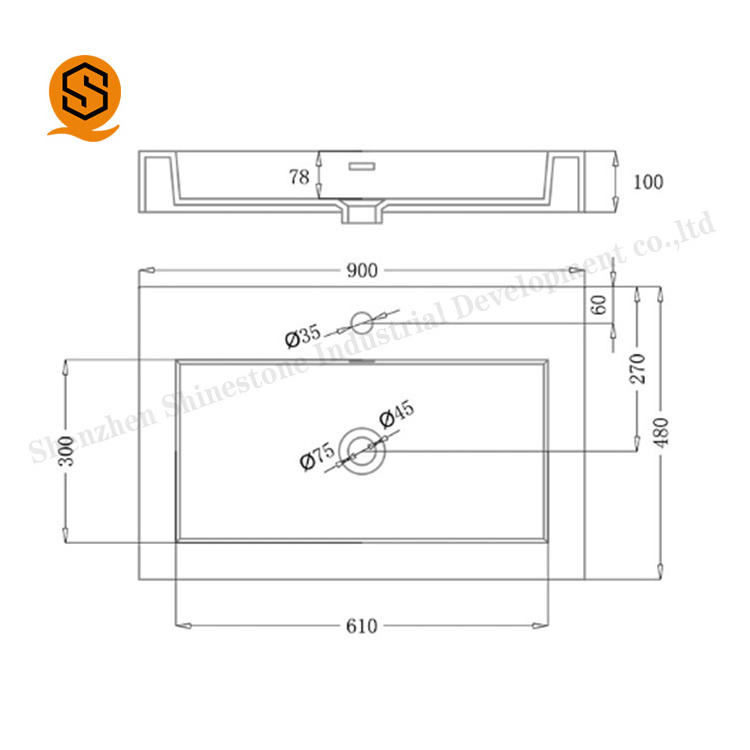 Wholesale Top Quality Acrylic Solid Surface Hospital Hand Washing Sink Wash Hand Basin Sinks