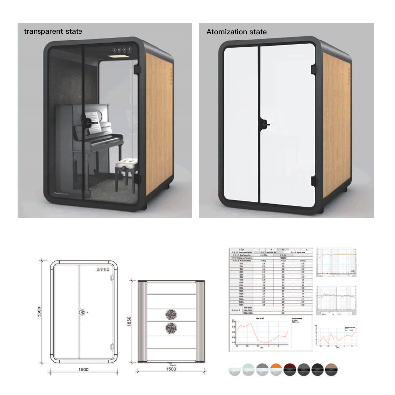 Latest Portable Sound Proof Cabin for Recording Studio Instrumental Music Series Sound Booth