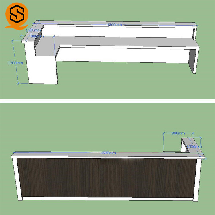 custom restaurant commercial juice milk tea solid surface industrial cafe wine bar counter