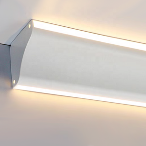 Gypsum LED Cove Light aluminum Profiles Light Corner Shape Modern Ceiling trim for Bedroom Living Room