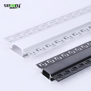 Ceiling Wall Linear Lamp Embedded Aluminum Profile for LED Strip Light LED Light Strips Alu Channel With PC Cover