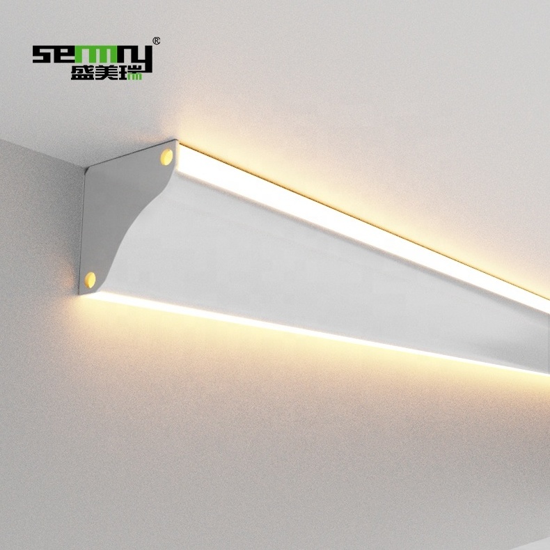 Factory Customized LED Aluminum Profile Double-sided Luminous Line Light Without Suspended Ceiling Atmosphere Light