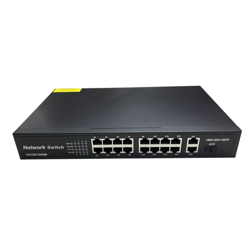 computer networking switch 16 ports network switch rack with one SFP port