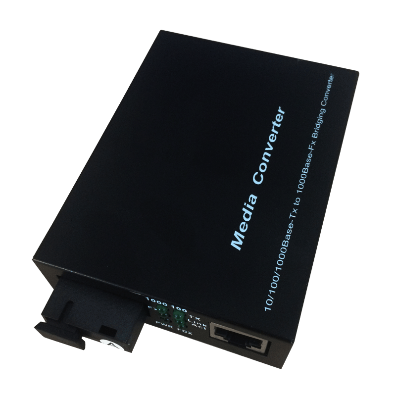 gigabit media converter 1310/1550nm Single Mode Single Fiber Optic To Rj45 Media Converter up to 20km