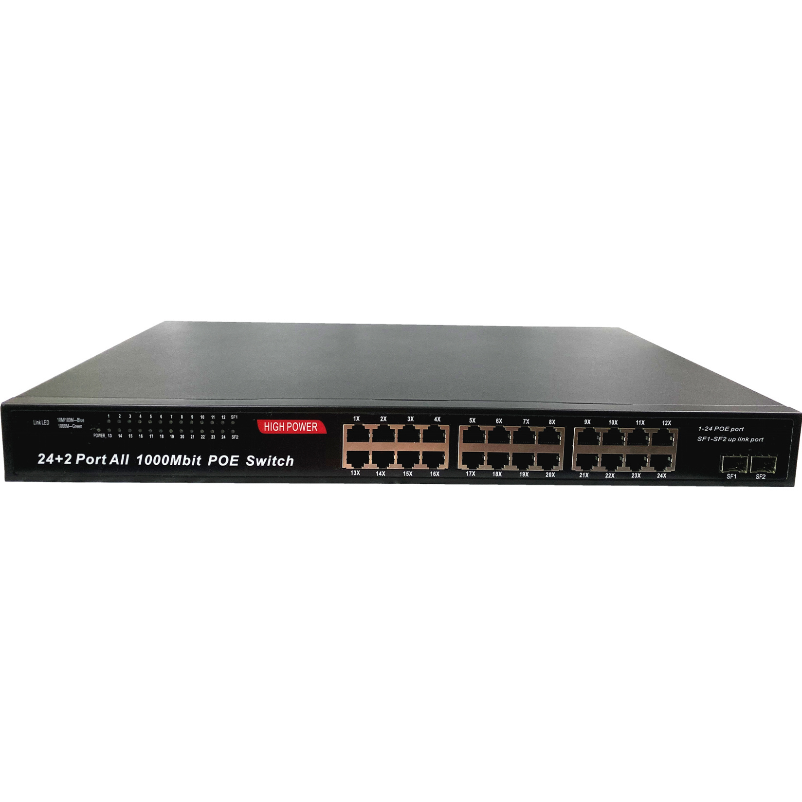 high power managed switch 24 port poe 1000mbps poe switch 24 ports