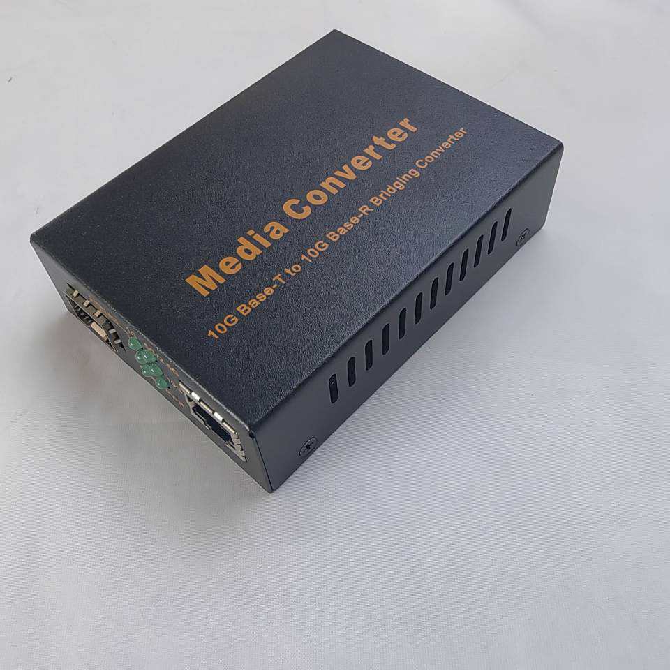 10/100/1000M 10G SFP+ Ethernet Media Converter RJ45 SFP Fiber Optical Media Converter