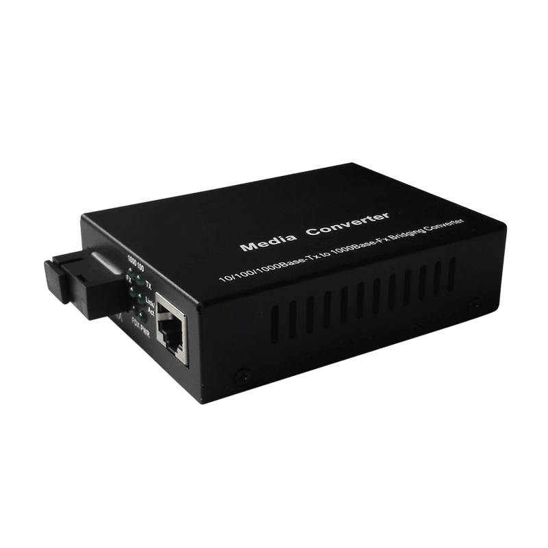 gigabit media converter 1310/1550nm Single Mode Single Fiber Optic To Rj45 Media Converter up to 20km