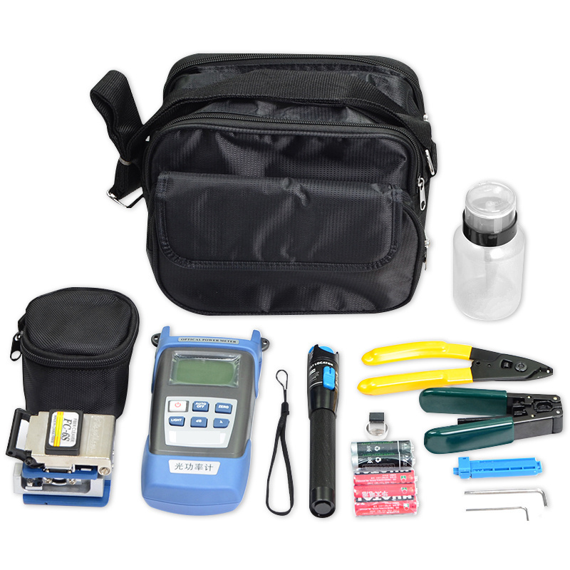 ftth fiber optic tool kit with aua-6s fiber cleav tools ftth kit