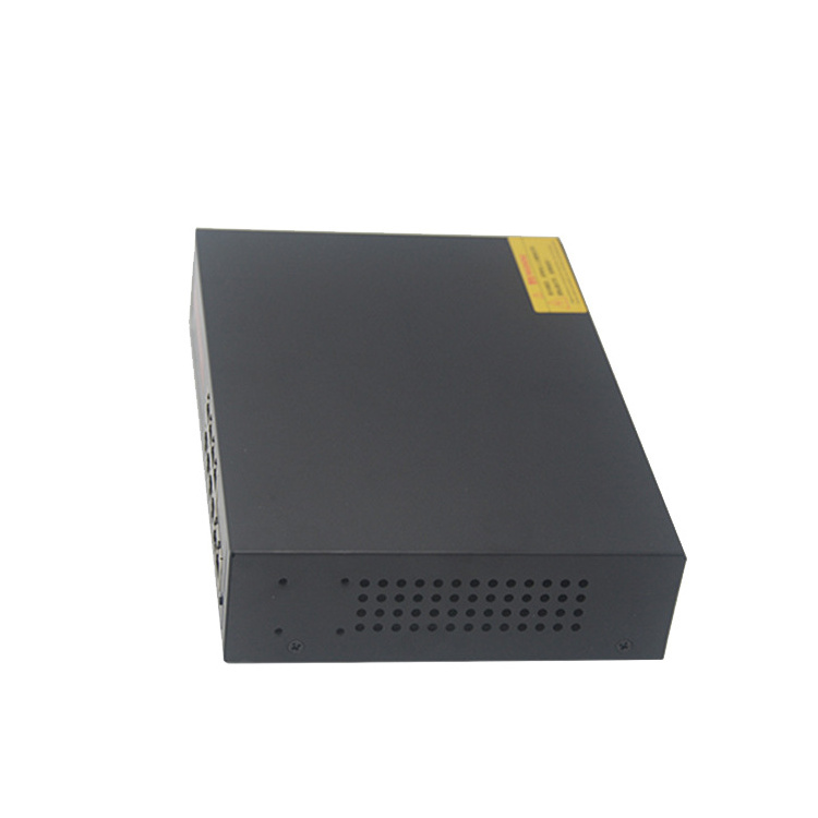 Sunsoont 48V 8 ports full gigabit poe switch for ip camera